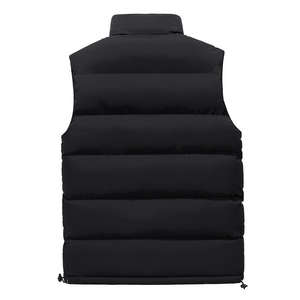 Custom Made Sleeveless Puffer Jackets Men Winter No Sleeve Less Zip up Puff <b>Vest</b> Unisex Waterproof Quilted Zipper Casual Wear - Product Image 4
