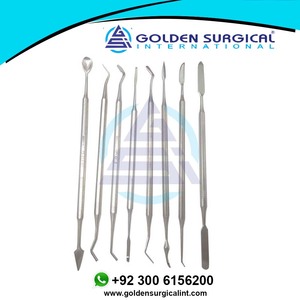 Espátula Dental, cuchillo mezclador, tallador de cera, cuchara compuesta de doble extremo, juego Dental de resina para esculpir, instrumentos quirúrgicos - Product Image 2