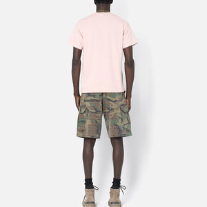 Camisetas básicas de algodón pesado para hombre de Color sólido hechas a medida de alta calidad, camiseta lisa en blanco de manga corta de verano para hombre - Product Image 5