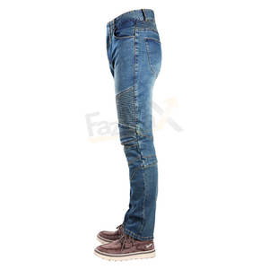 Jeans de moto de course pour hommes Pantalon en denim personnalisé en gros Respirant et imperméable Caractéristiques à bas prix - Product Image 2