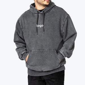 เสื้อฮู้ดดี้ผู้ชาย MOVETEXTILE Basics ผลิตภัณฑ์พื้นฐาน ล้างสีแบบ Acid Wash น้ำหนักเบา ดีไซน์ใหม่ คุณภาพเยี่ยม ผลิตตามสั่ง เสื้อฮู้ดดี้ลำลองสำหรับผู้ชาย - Product Image 3