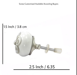 Proveedor global, perillas de cerámica de filigrana de latón, manijas de armario para cocina, tiradores de almacén al aire libre para sala de estar, Villa - Product Image 2