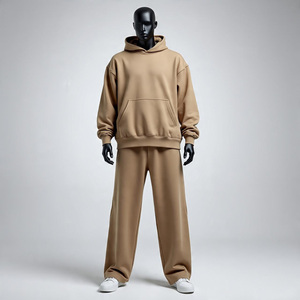2025 vente en gros usine Logo personnalisé Top qualité survêtements plaine vierge 2 pièces survêtement lourd pour hommes - Product Image 6
