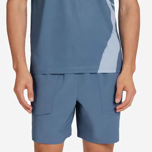 กางเกงขาสั้นเล่นเทนนิสสำหรับผู้ชายผ้าซับเหงื่อแห้งเร็วเอวปรับได้สำหรับเล่นกีฬาและใช้ในยิม - Product Image 2