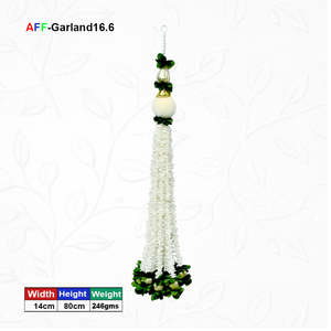 <b>Artificial</b> <b>Flower</b> Garland (mogra Ladi) AFF-Garland-16.6 Price Rs.480/piece {Different colors are available} - Product Image 1