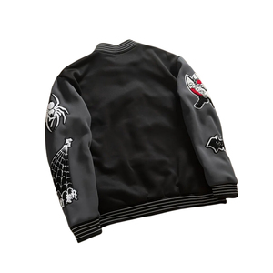 Chaqueta universitaria con bordado de chenilla de alta calidad, chaqueta de béisbol Vintage con parche de logotipo personalizado Unisex - Product Image 2