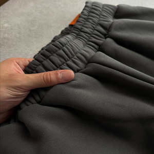 กางเกงวอร์มผู้ชายไซส์ใหญ่ ผ้าขนสัตว์หนานุ่ม 600 แกรม แห้งเร็ว สำหรับฤดูหนาว พร้อมพู่ห้อยและขอบเอวยางยืด - Product Image 5