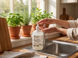 Savon Gel pour les Mains Magnolia Blanc 500ml Formule Élégante pour les Amateurs de Jardin et de Légumes Fabriqué en Russie - Product Image 2