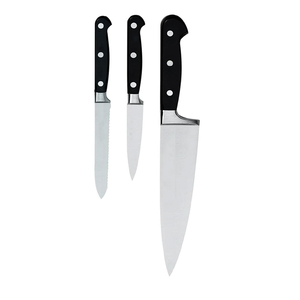 Juego de Cuchillos de Chef Profesionales Hechos a Mano de Acero Inoxidable con Hojas de Acero de Damasco de 67 Capas, Juego de Tres Piezas para Diestros, Pakistán - Product Image 6