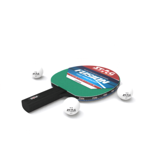 Ensemble de raquettes de tennis de table portables Stag Iconic Fusion avec sac de transport et balles, réglage à 9 angles pour débutants et jeu amusant - Product Image 4
