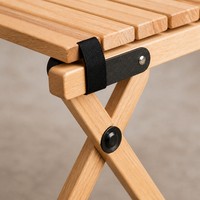 Table pliante de pique-nique de plage en acier inoxydable, portable et légère