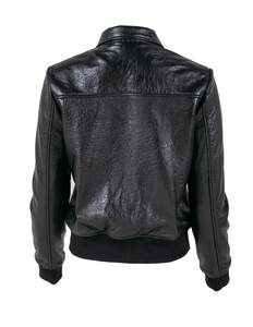 Chaqueta/Casaco Bomber Impermeable y Transpirable de Cuero Genuino Tejido a Mano, Calidad Premium para Otoño, para Hombres, Mujeres y Niños - Product Image 2