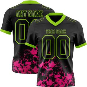 Camiseta de Fútbol Americano para Adultos - Personalizable con Nombre de Equipo, Logotipo y Posiciones, Secado Rápido, Transpirable, 100% Poliéster, Manga Corta, Ajuste Atlético - Product Image 3