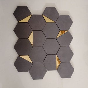 Unicrete Carreaux 73mm Hexagone Full Body Vitrified Mosaic Céramique Mat pour Hôtels et Restaurants Salle à manger murs Façades de magasins - Product Image 1