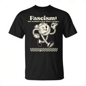 T-Shirt Premium Rosso Bianco Blu Fascismo Ora Disponibile per Uso Promozionale - Product Image 2