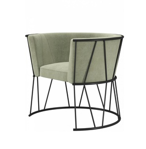 Chaise dépliante en fer Offre Spéciale avec design sculpté pour salon jardin patio et chaise décorative extérieure - Product Image 2