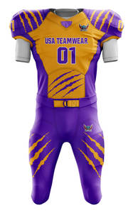 Uniforme de football américain grande taille de haute qualité Maillot respirant avec impression sublimée à la mode Ensembles de vêtements élégants - Product Image 3