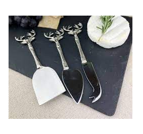 Herramientas decorativas para queso, juego de cuchillos de acero inoxidable con diseño de mango único hecho a mano, cuchillas esparcidoras de queso, precio barato - Product Image 3