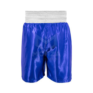 Shorts de boxe pour hommes en polyester/nylon, coupe classique, logo sur le devant, respirant, séchage rapide, vêtements de sport - Product Image 3