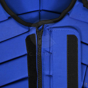 Chaleco impermeable de competición ecuestre con acolchado de seguridad Chaleco de equitación ecuestre Softshell - Product Image 4