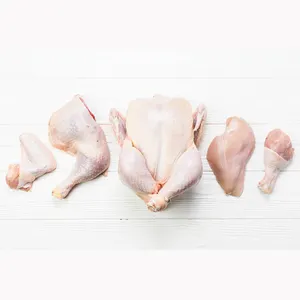 Poulet halal frais congelé du Brésil Poulet halal entier congelé de qualité et parties de poulet