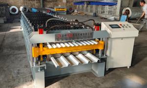 Machine à fabriquer des tôles de toiture trapézoïdales à double couche, machine à fabriquer des panneaux muraux ondulés IBR, machine à fabriquer des tuiles en <span class=keywords><strong>bambou</strong></span> effet 3D - Product Image 3