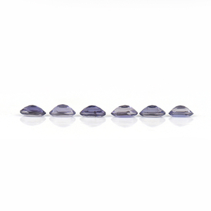 Pierres précieuses naturelles Iolite bleue 6x4mm, taille ovale, facettées, pierres brutes certifiées par un tiers, vente en gros Gopika Exports pour la bijouterie - Product Image 3