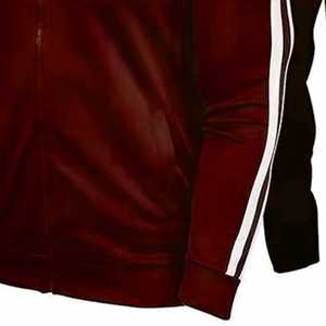 Wholesale Custom Stripes Training Set Zipper <b>Jacket</b> Gym Pant Blank Sweatsuit Jogging Brand Sportswear <b>Men</b> Tracksuits for <b>Men</b> - Product Image 6