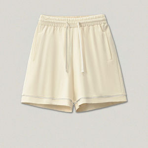 Men's Thicker Cotton Summer Casual <b>Shorts</b> High Quality Mid Waist Drawstring Plus Size Jogger Solid Embossed Board <b>Short</b> - Product Image 2