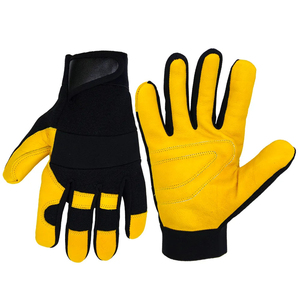 Guante DE TRABAJO DE SEGURIDAD DE algodón Gants de punto mecánico Guantes reutilizables Guantes de mano de construcción de trabajo suave - Product Image 1