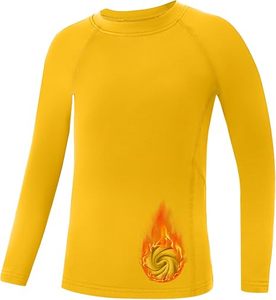 Camiseta de Manga Larga Blanca con Diseño de Llamas, Camiseta Deportiva de Poliéster Resistente, Camiseta Interior para Fútbol - Product Image 6