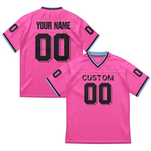 Jersey de fútbol americano Jersey estampado transpirable con mangas cortas de talla grande para deportes de verano - Product Image 1