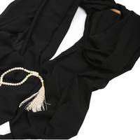 Khimar en polyester léger de haute qualité, élégant, vente en gros, hijab pour femmes, vêtements musulmans traditionnels, accessoire fait main pour adultes