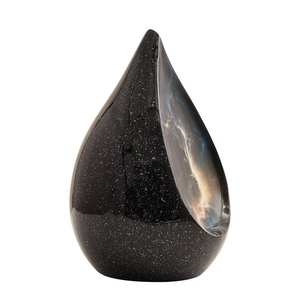 Urne funéraire moderne en métal pour cendres humaines, couleur et taille personnalisables, écologique - Product Image 6