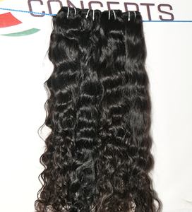 Extensions de cheveux humains vierges indiens bruts en gros, sans traitement chimique, lots de cheveux ondulés profonds, fournisseur de cheveux humains ondulés - Product Image 4