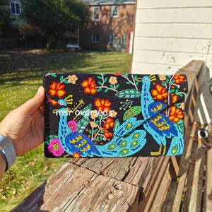 Carteras con cuentas para mujer, bolsos de mano, recién llegados, flores plisadas blancas, bolso de mano para novia, bolso de noche para fiesta y boda - Product Image 4