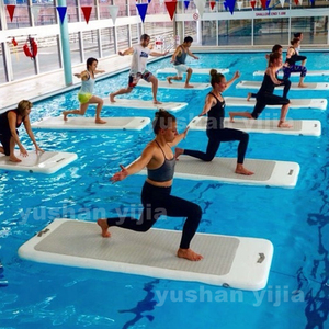 In magazzino nuovo Design personalizzato gonfiabile Yoga Air Dock isola acqua piattaforma gonfiabile per lezioni di Yoga - Product Image 5