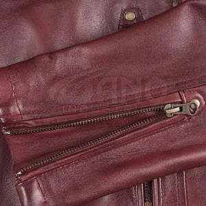 Chaquetas de Cuero Vacuno Estilo 2025 para Hombre, Logotipo Frontal, Invierno, Nueva Llegada, Precio de Mayoreo - Product Image 5