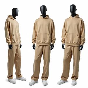 Chándal con Capucha para Hombre, Talla Grande, 100% Algodón, Diseño de Logotipo Personalizado, Ropa Deportiva, Gimnasio, Entrenamiento, Jogging, Unisex 2025 - Product Image 5