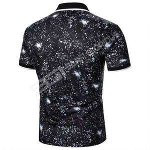 เสื้อโปโลผู้ชายแบบระเหิดแห้งเร็วเสื้อโปโลสำหรับเล่นกอล์ฟพิมพ์โลโก้ของคุณเอง - Product Image 5