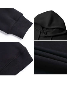 Sweat à capuche pour homme avec imprimé « Je suis cassé » et poche kangourou, noir, streetwear décontracté pour l'automne et l'hiver, chaud et confortable - Product Image 3