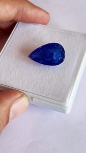 Tanzanite naturelle Coupe poire Tanzanie origine AAA qualité excellent lustre belle couleur parfaite pour toute fabrication de bijoux à bas prix - Product Image 6