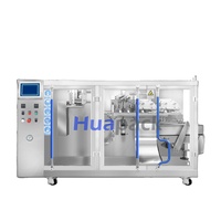 Machine de remplissage et de scellage automatique de sachets à économie d'énergie, facile à utiliser pour l'emballage de sacs en plastique et en aluminium pour aliments, produits chimiques et autres marchandises