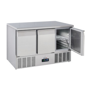 GN 1/1 Saladette 3-Door Display Freezer & Fridge - Product Image 1