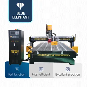 Mesin CNC ATC 2050 desain baru dengan pengontrol SYNTEC untuk proyek kayu router cnc pertukangan otomatis untuk dijual di Peru