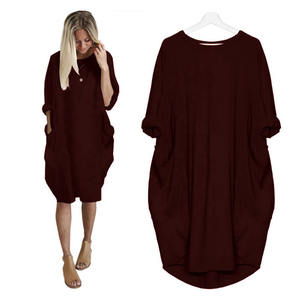 Vestido largo holgado informal de talla grande para mujer, vestido playero Sexy Vintage para fiesta y verano, venta al por mayor, 2022 - Product Image 2