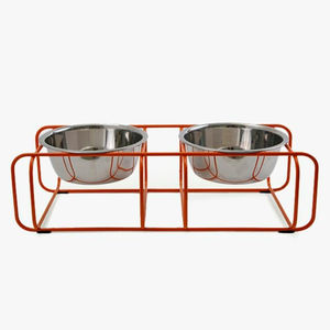 Pet Feeder <b>Dog</b> <b>Bowl</b> in <b>Stainless</b> <b>Steel</b> with Double Design Perfect for Drinking and Food Serving Durable and Practical - Product Image 5