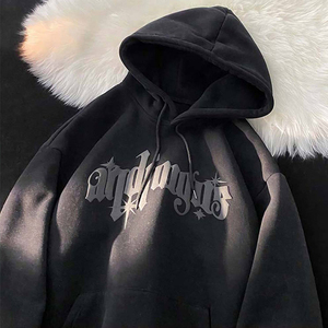 Vente chaude Personnalisé 3D Puff Impression Hoodies 100% Coton Sweats À Capuche Lourds Streetwear Hommes Pull 400gsm Sweats À Capuche Surdimensionnés - Product Image 6