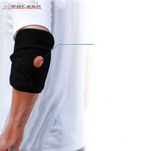 Enveloppes de coude d'haltérophilie faites par le coton blanc résistant disponible avec le logo adapté aux besoins du client et les enveloppes de coude de couleur - Product Image 4