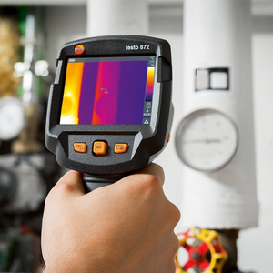 Caméra thermique infrarouge Testo 872 320 x 240 pixels, imageur thermique compatible avec application, mesure de distance laser pour inspection - Product Image 3